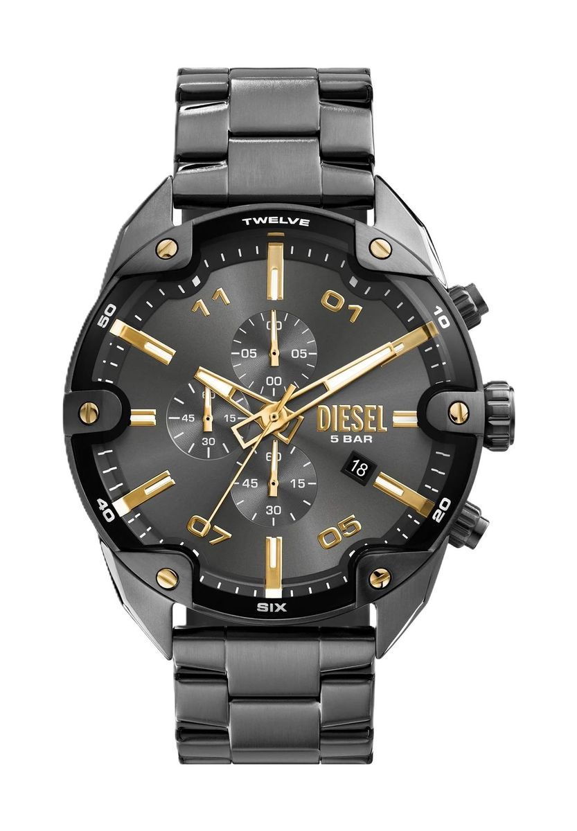 Herren Diesel Chronograph Uhr graues Zifferblatt