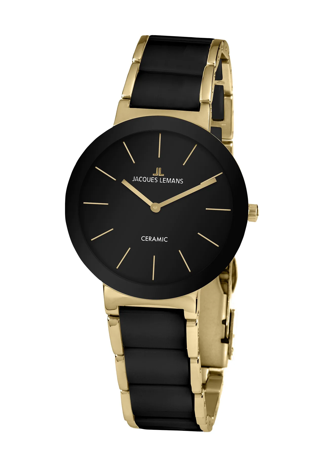 Minimalistische Keramik-Gliederarmbanduhr
