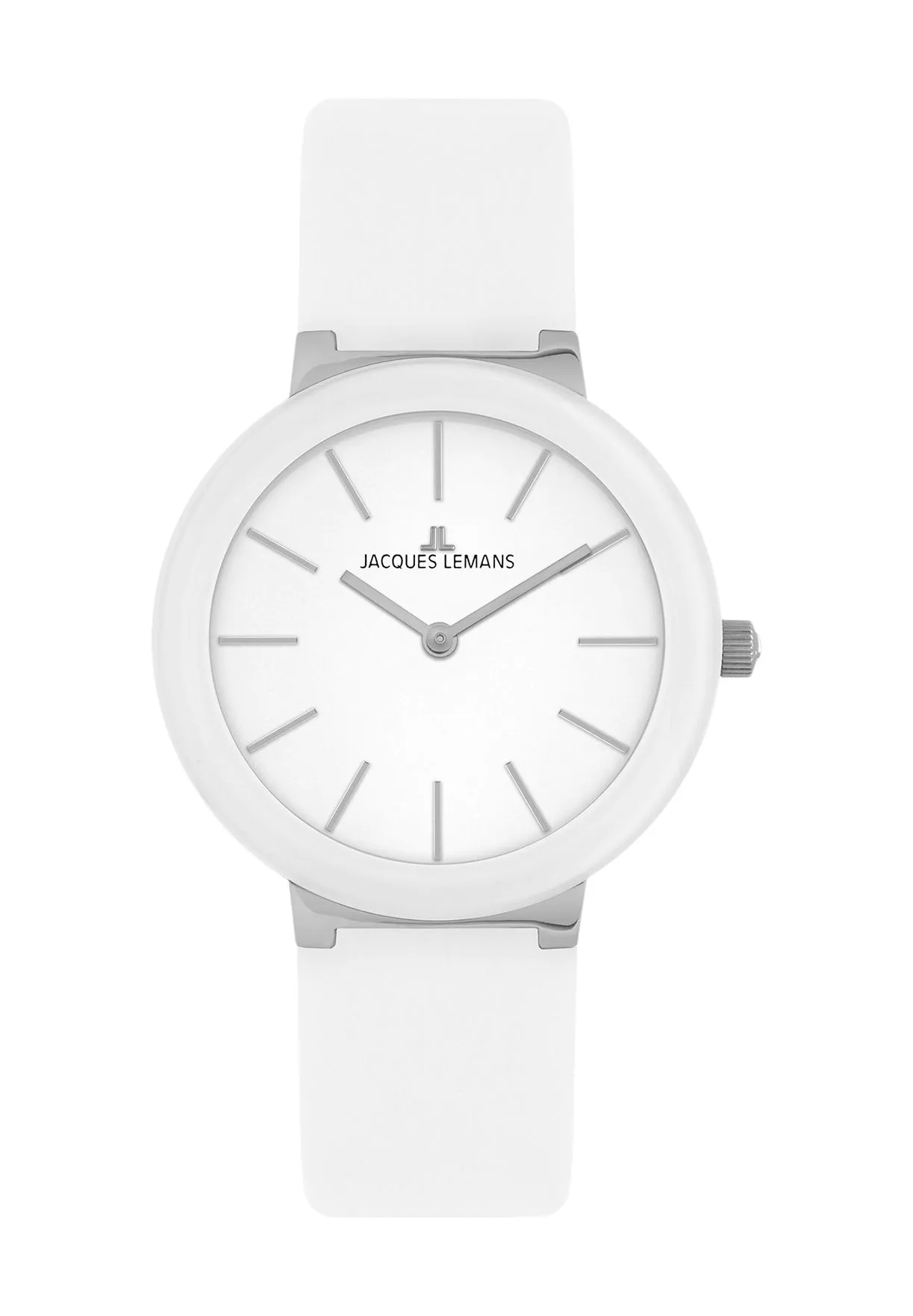 Minimalistische Analoguhr mit Lederarmband