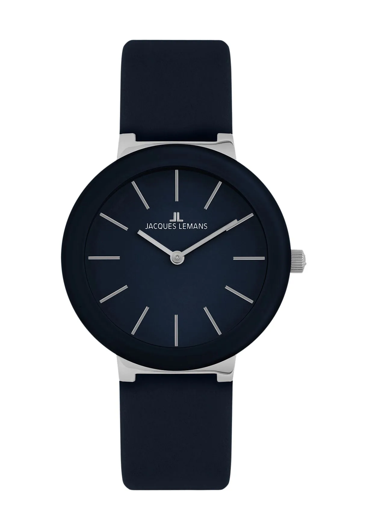 Minimalistische Analoguhr mit Lederarmband