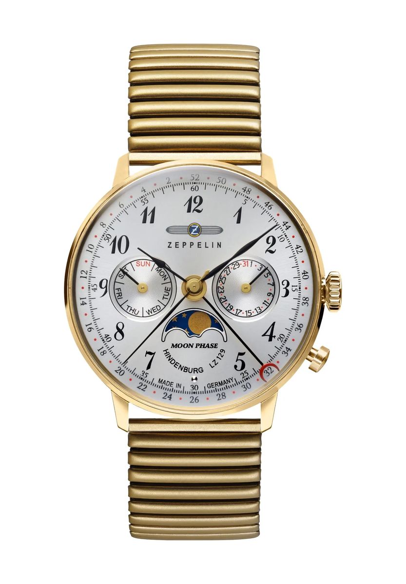 Hindenburg Mondphasen-Armbanduhr