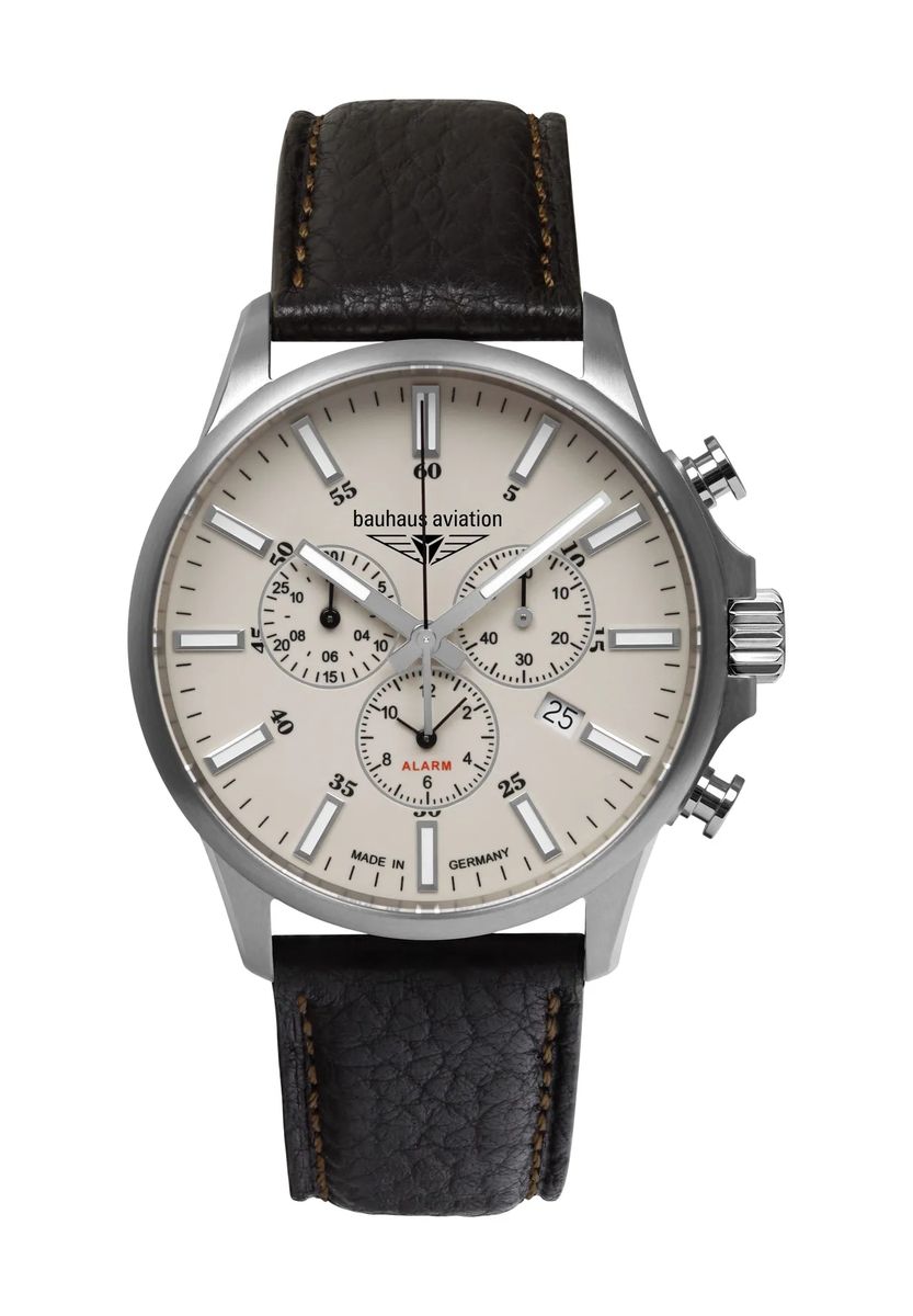 Moderne Fliegeruhr mit Chronograph