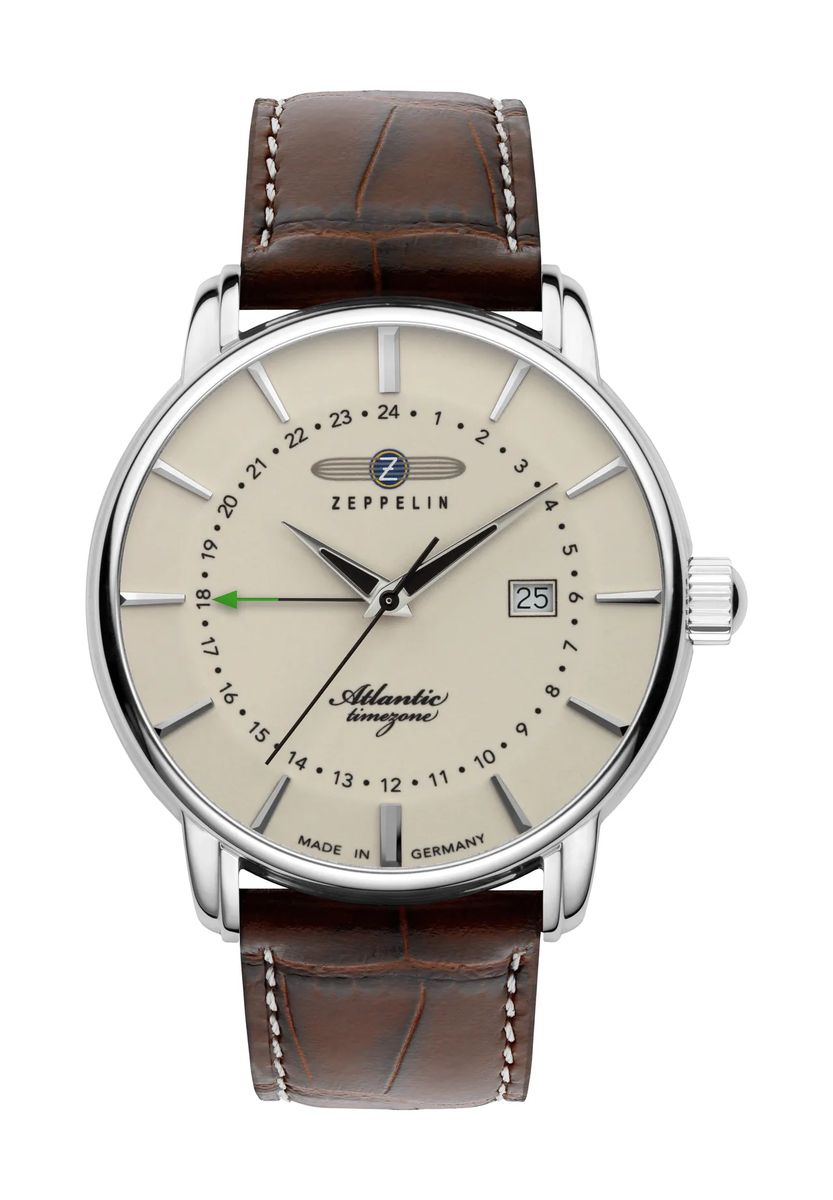 Elegante Atlantic GMT Armbanduhr