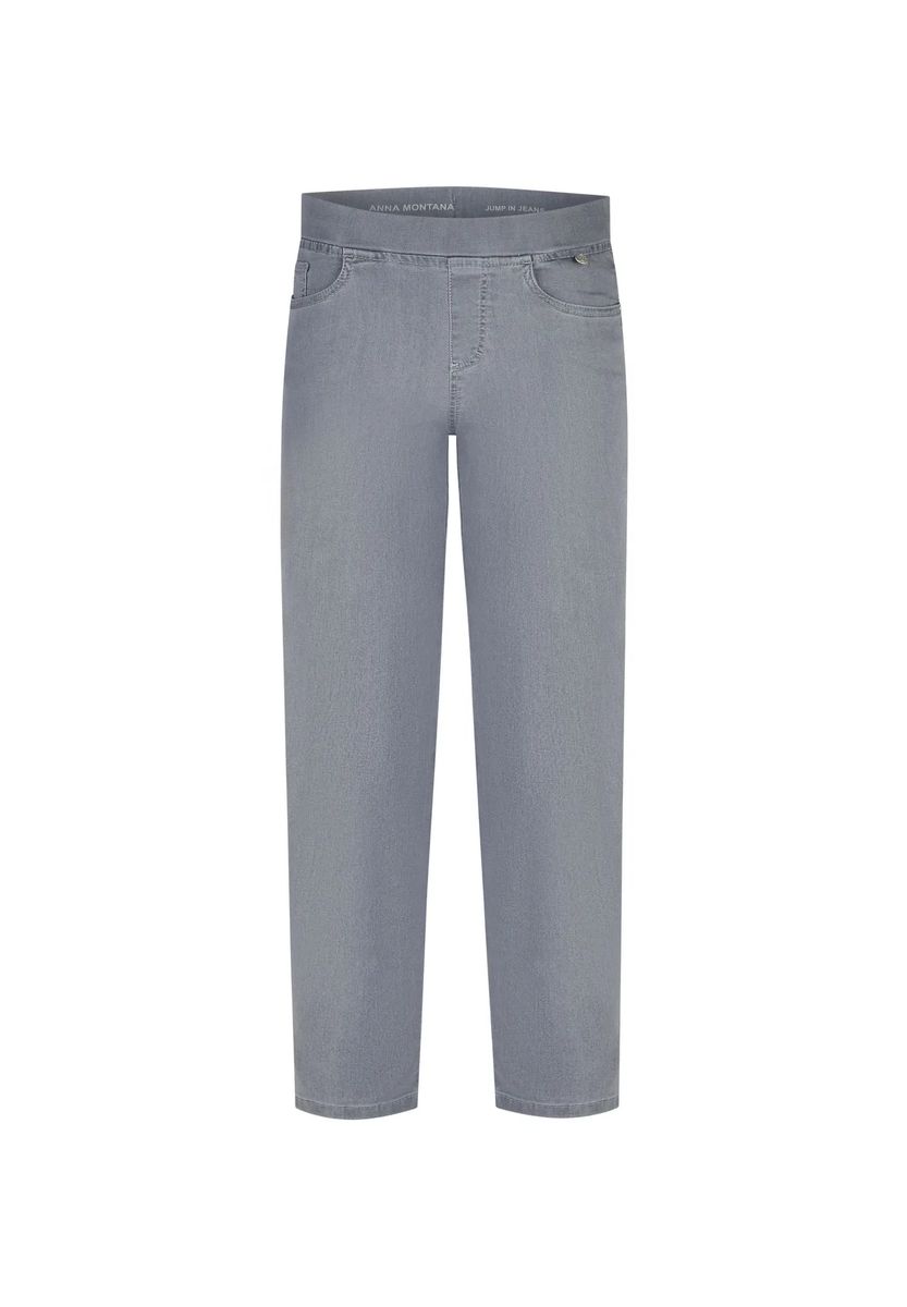 Slim Fit 7/8-Jeans mit Gummibund