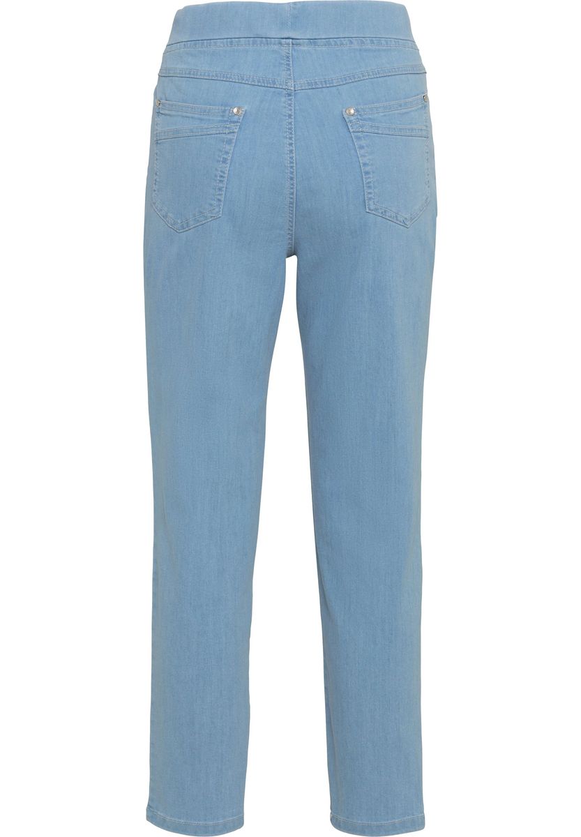 Jeanshose mit elastischem Bund