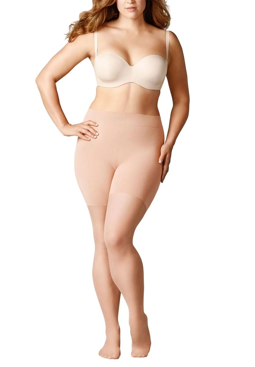 Matte Transparente Plus-Size Strumpfhose
