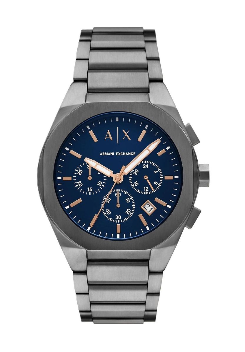 Herren-Chronographenuhr mit Edelstahlarmband