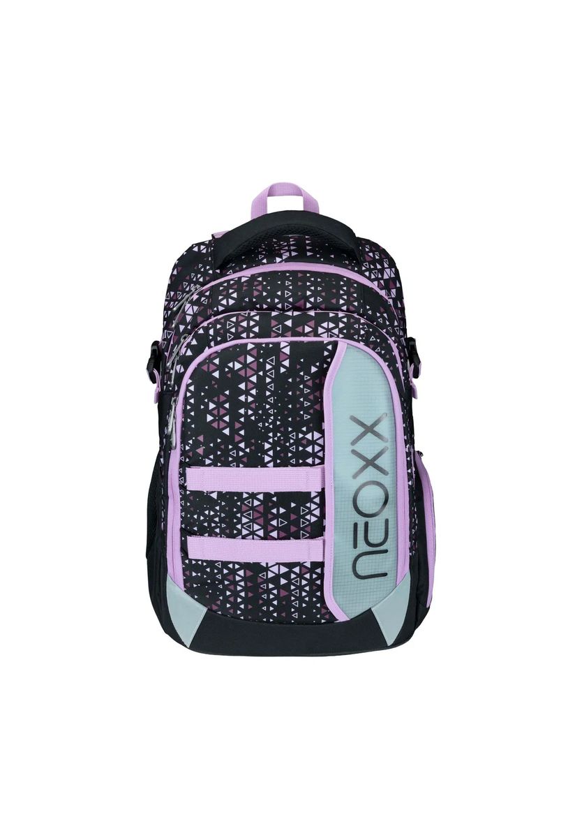 Ergonomischer Schulrucksack mit geometrischem Print
