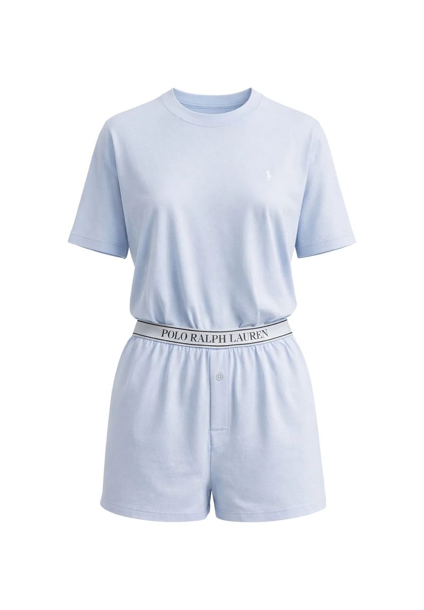 Kurzärmeliges Frottee-Pyjama-Set