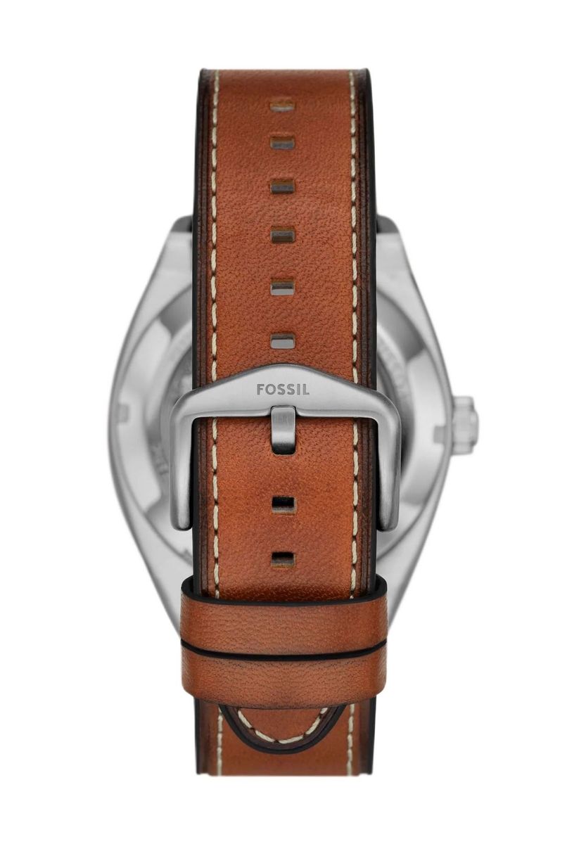 Grüne Automatikuhr mit Lederarmband