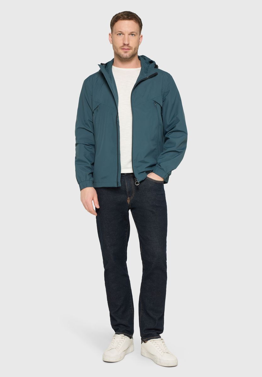 Technische Kapuzen-Windjacke