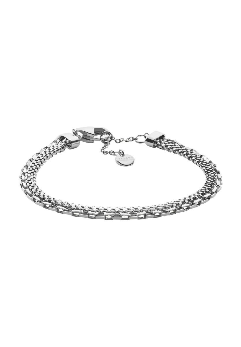 Edelstahl Doppelketten Armband