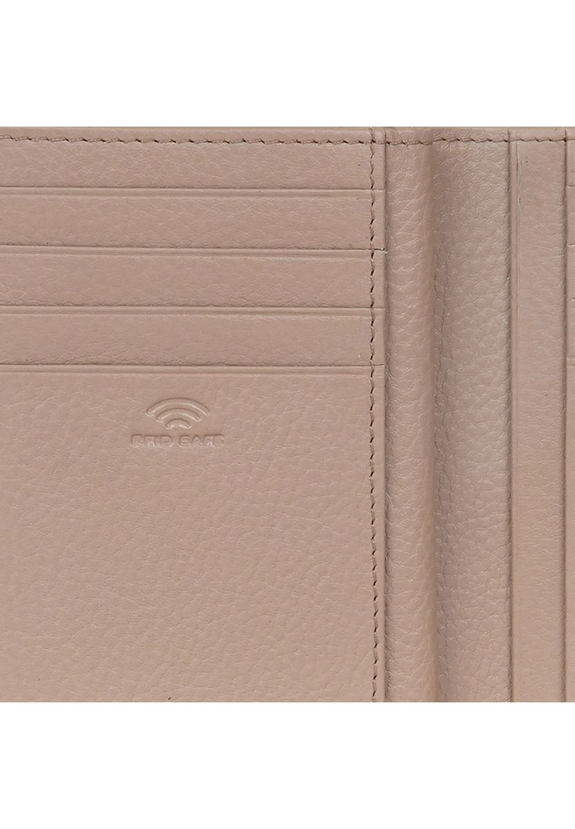 Elegante Leder-Geldbörse mit Überschlag
