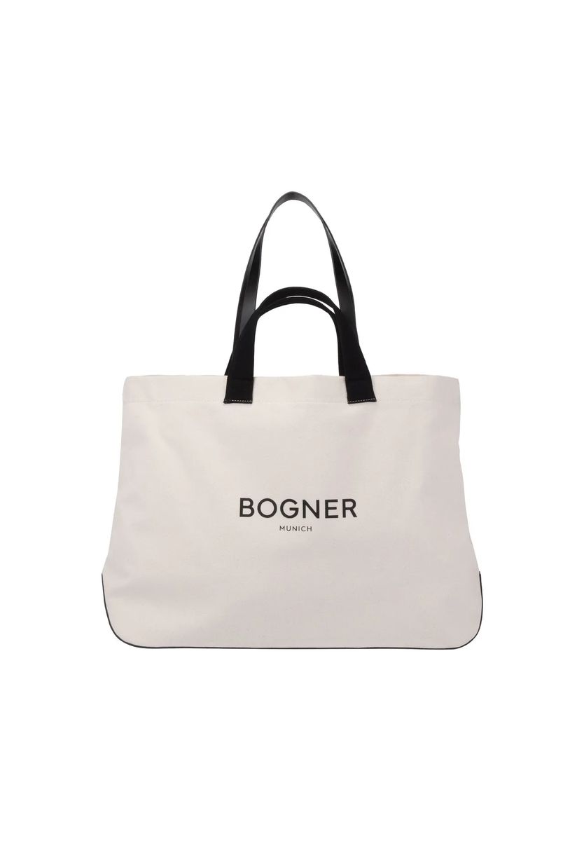 Minimalistischer Canvas-Shopper mit Doppelgriffen