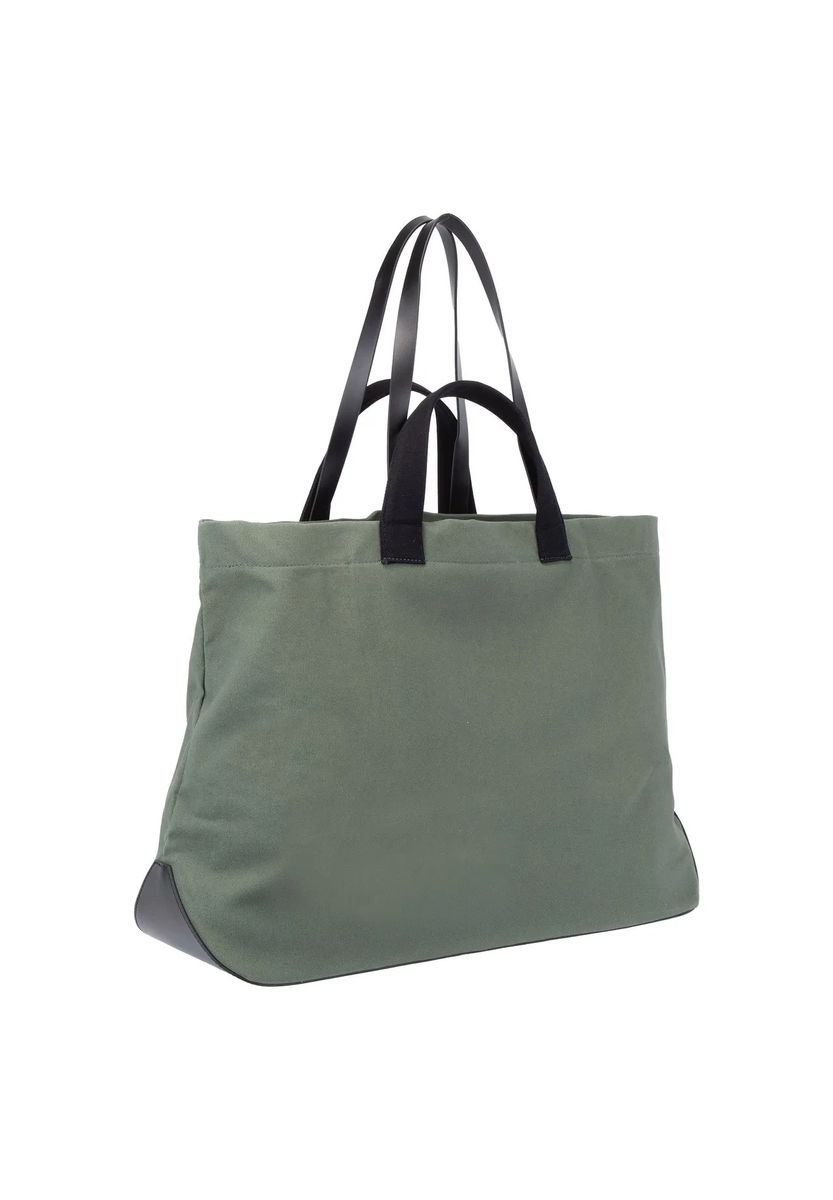 Canvas-Shopper mit doppelten Tragegriffen