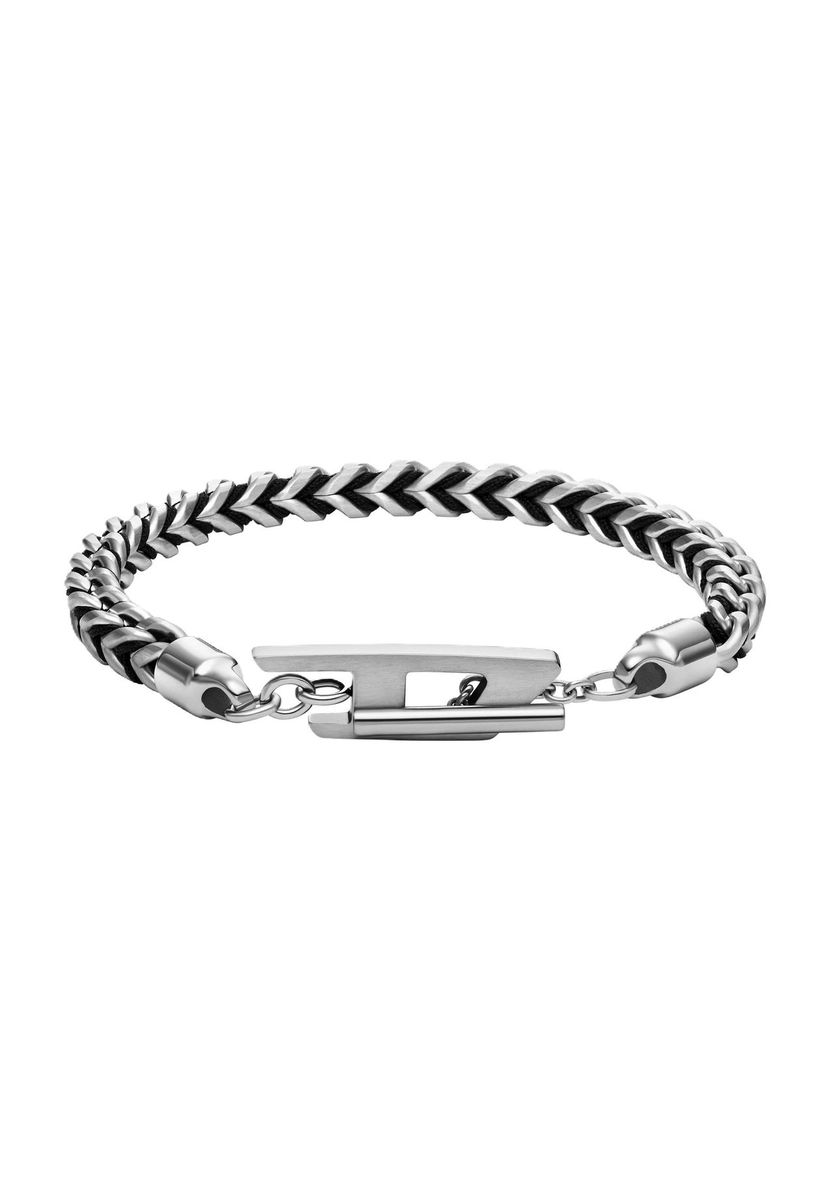 Geflochtenes Edelstahl-Gliederarmband