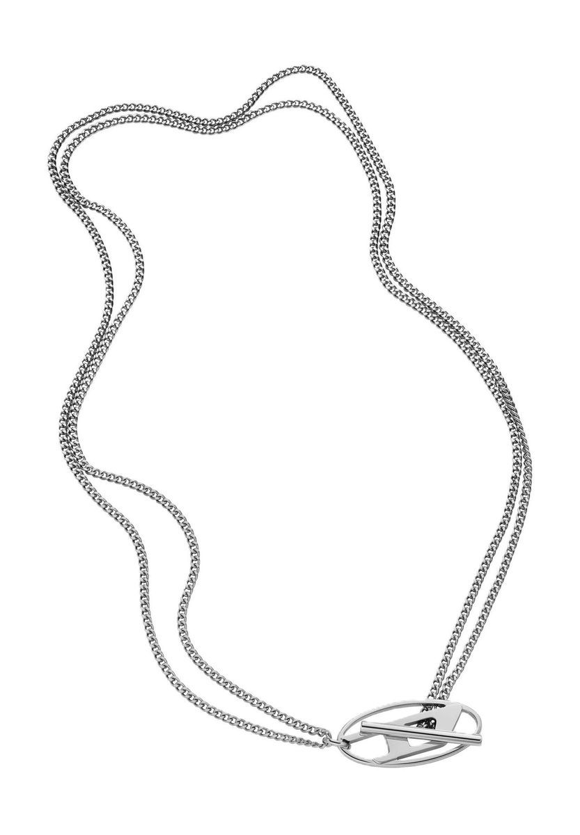 Edelstahl-Kette mit Logo-Anhänger