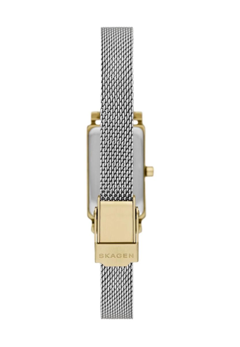 Rechteckiges Zifferblatt Mesh Armbanduhr