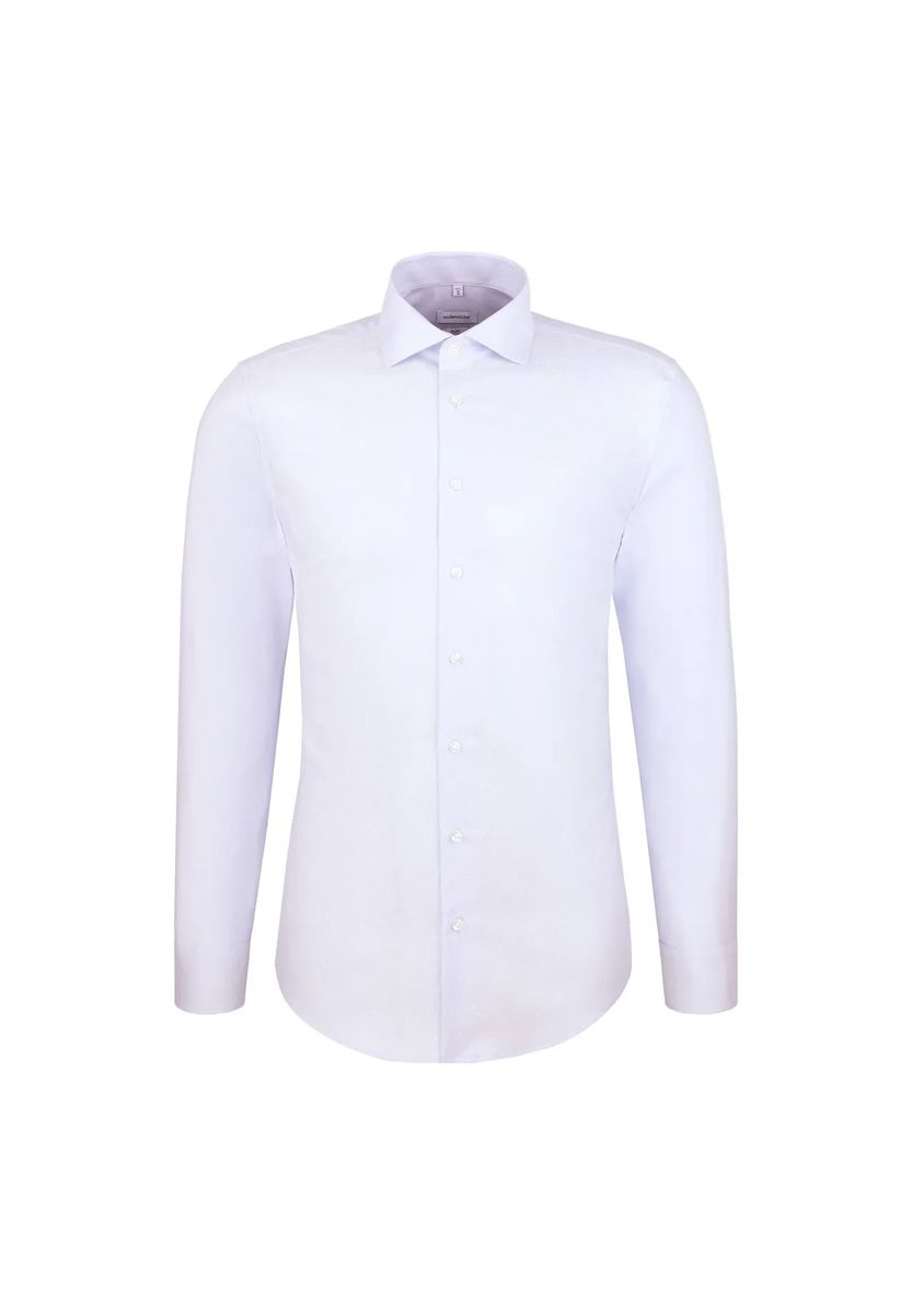 Slim Fit Fischgrat Business-Hemd