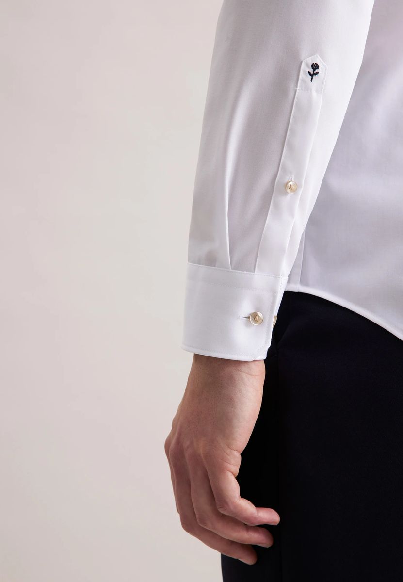 Slim-Fit Popeline Businesshemd