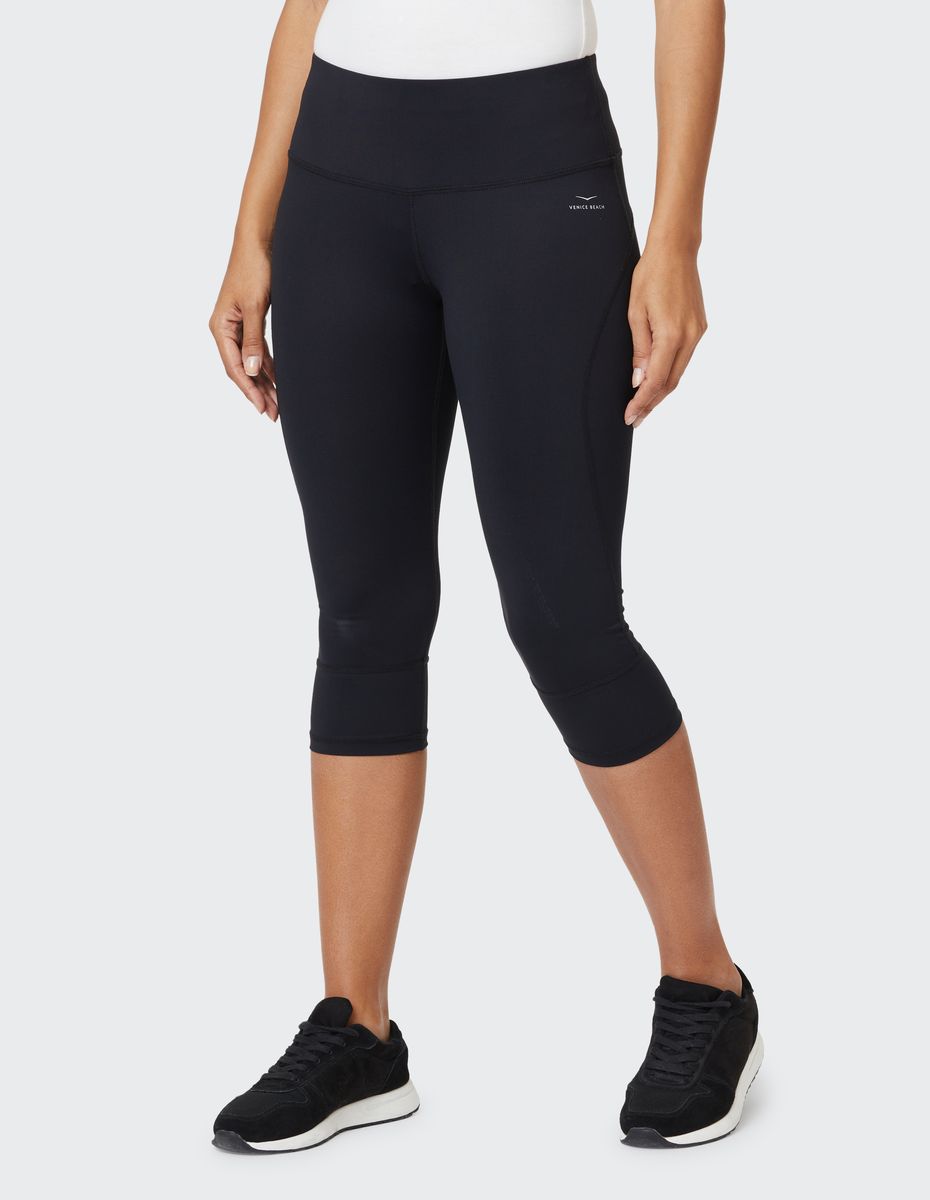 Hochtaillierte Capri-Funktions-Tights