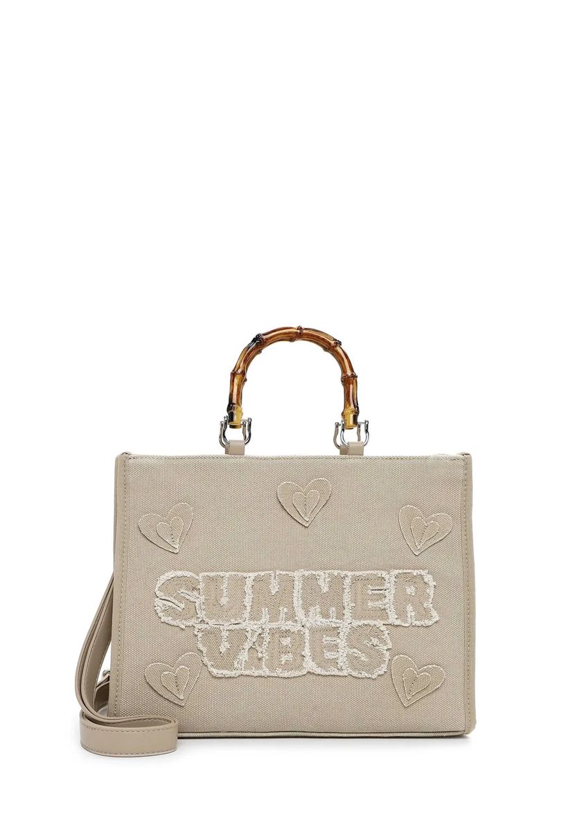 Shopper mit Summer Vibes Bestickung