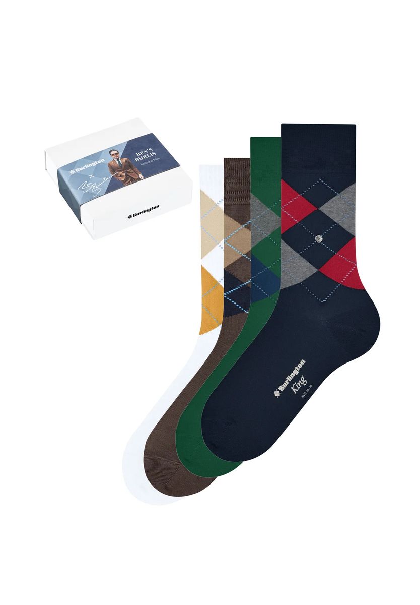 Socken-Set mit klassischem Argyle-Muster