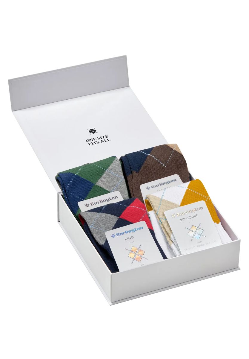 Socken-Set mit klassischem Argyle-Muster