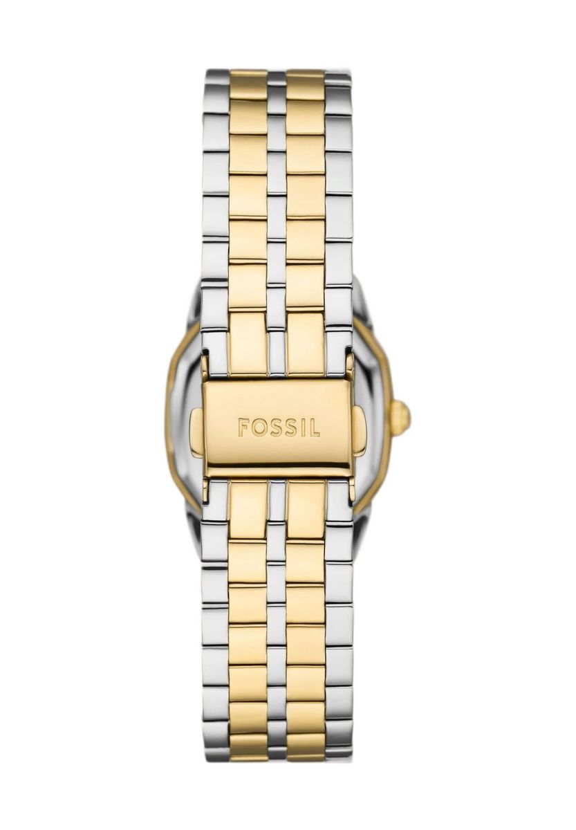 Zweifarbige Edelstahluhr