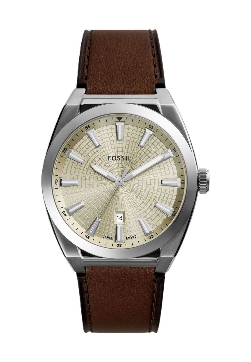 Klassische Herrenuhr aus Edelstahl