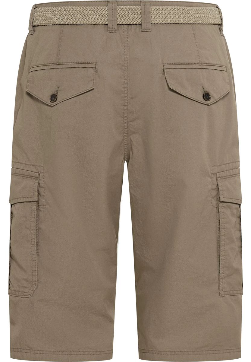 Cargo-Shorts mit Flechtgürtel