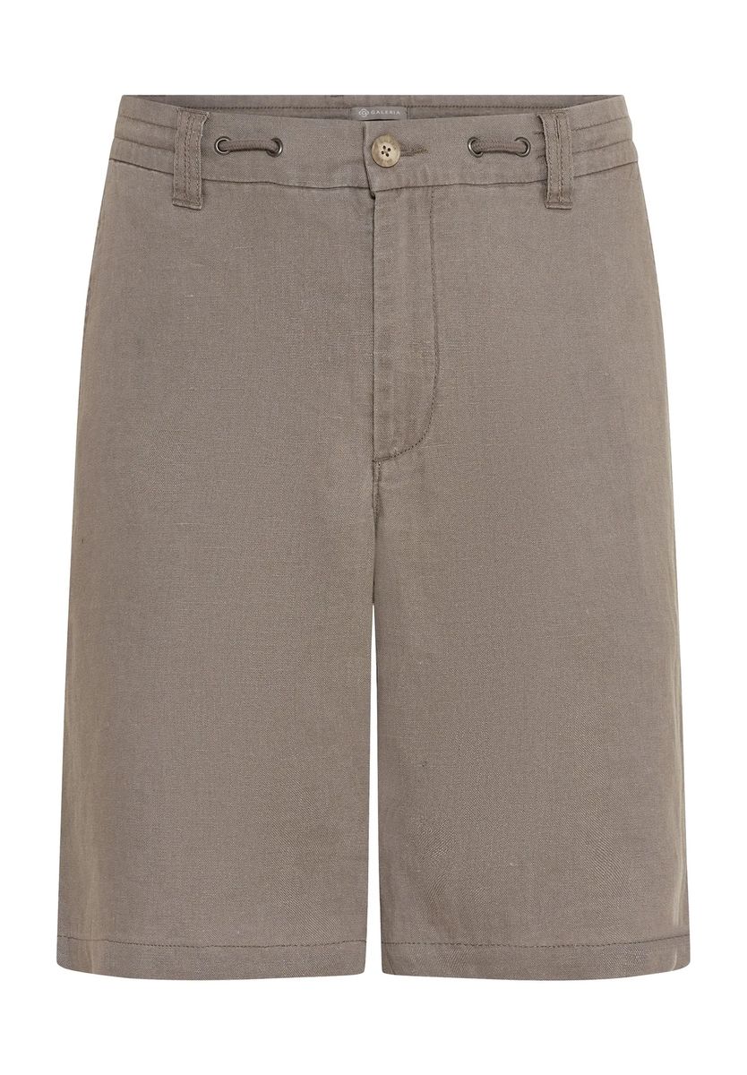 Klassische Leinen-Bermudashorts