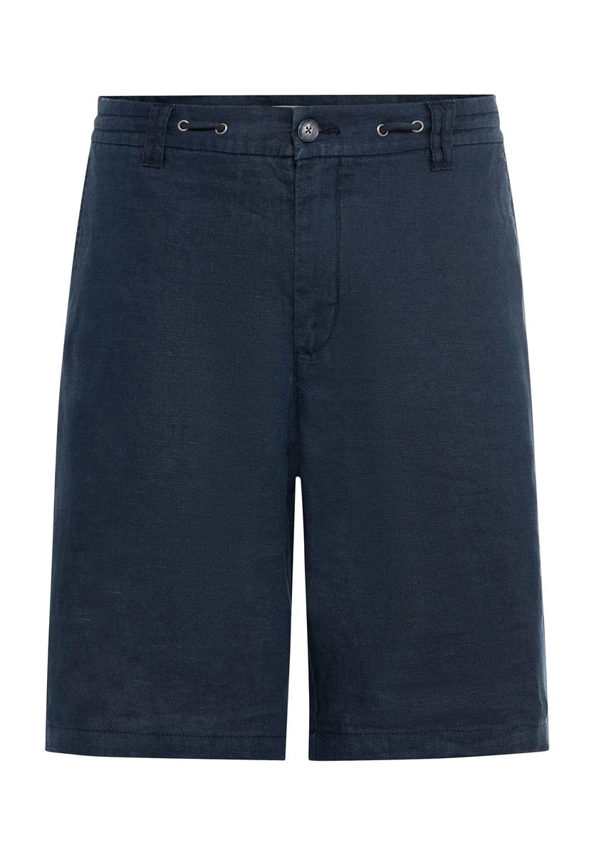 Lässige Leinen-Bermuda-Shorts