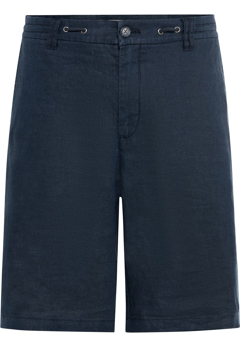 Lässige Leinen-Bermuda-Shorts
