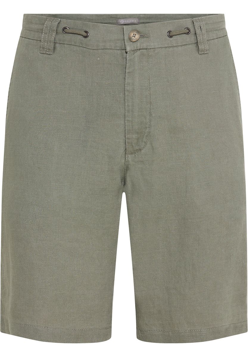 Leichte Leinen-Bermuda-Shorts