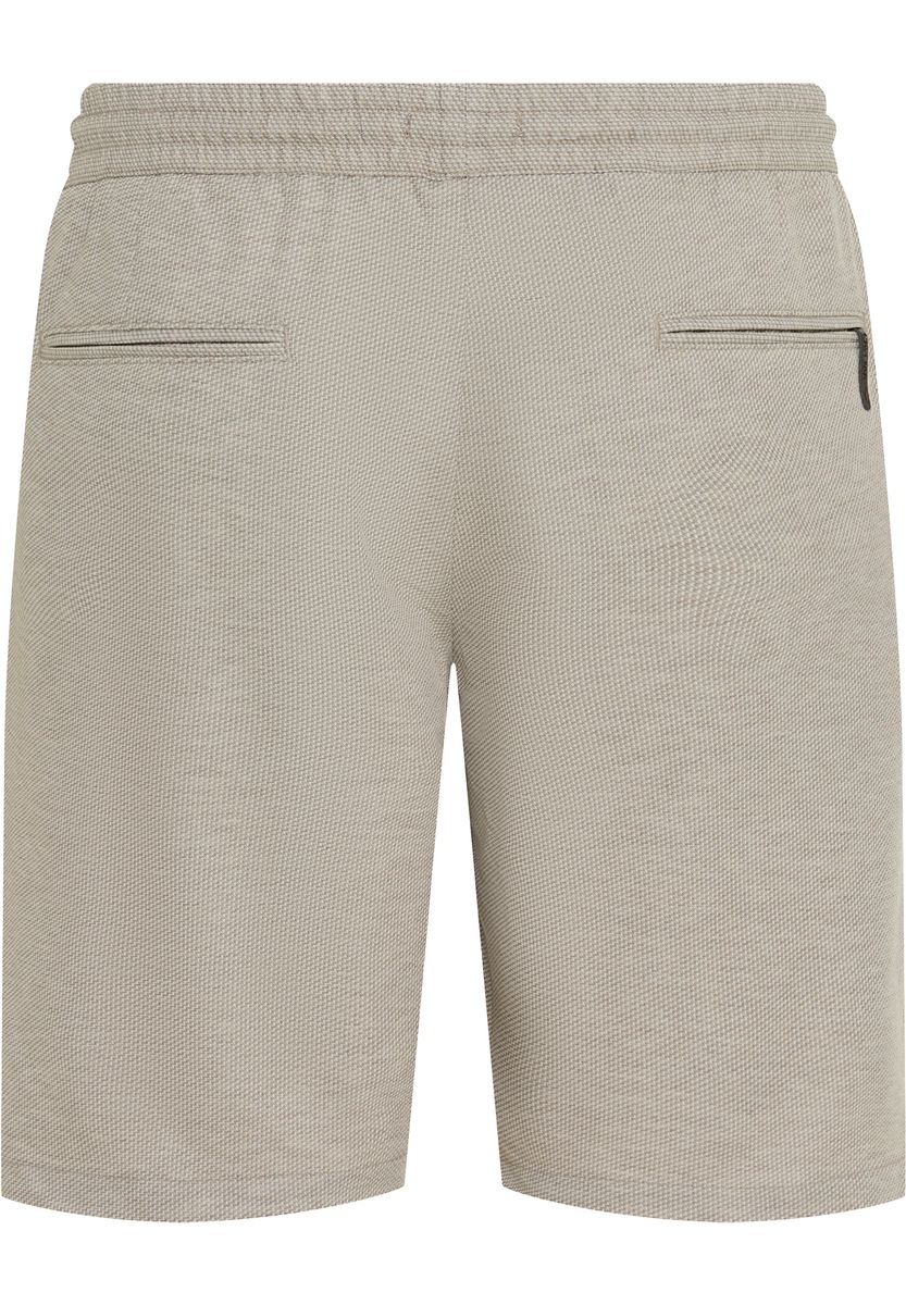 Strukturierte Jogging-Bermudas mit Tunnelzug