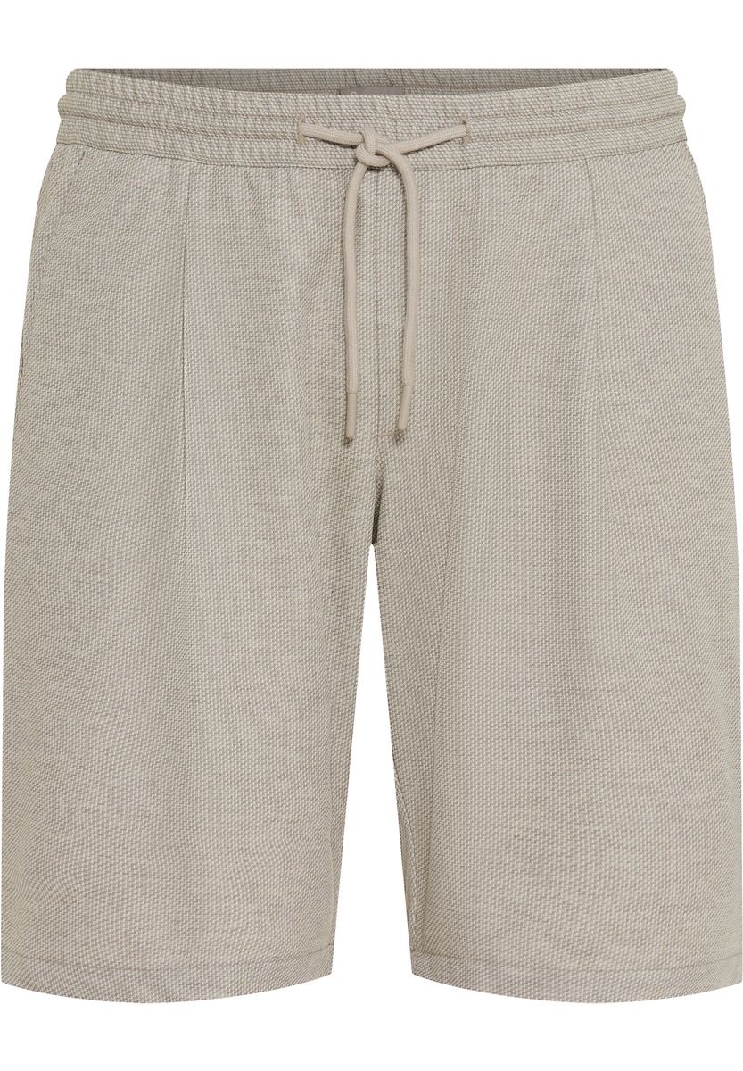 Strukturierte Jogging-Bermudas mit Tunnelzug