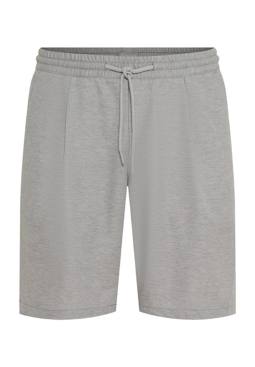 Strukturierte Jogging-Bermudas mit Tunnelzug