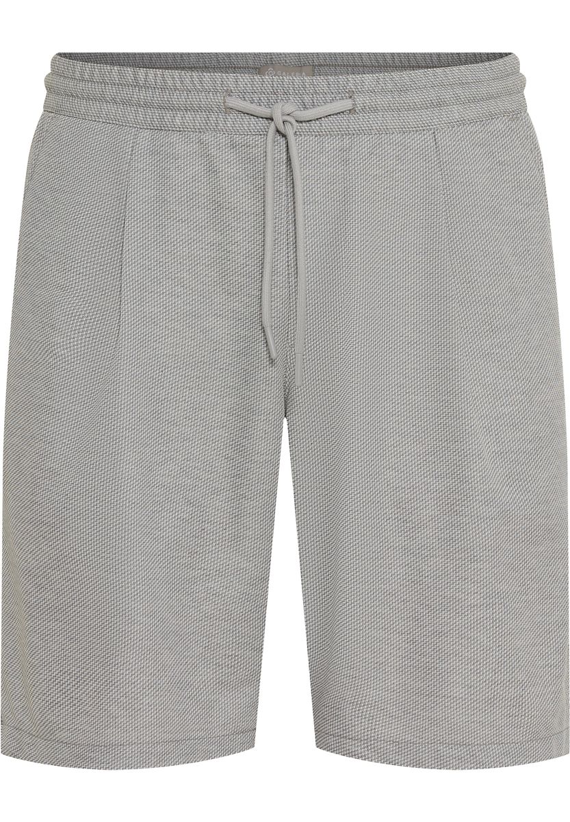 Strukturierte Jogging-Bermudas mit Tunnelzug