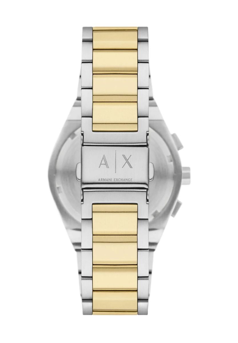 Grünes Zifferblatt Gold und Silber Chronograph