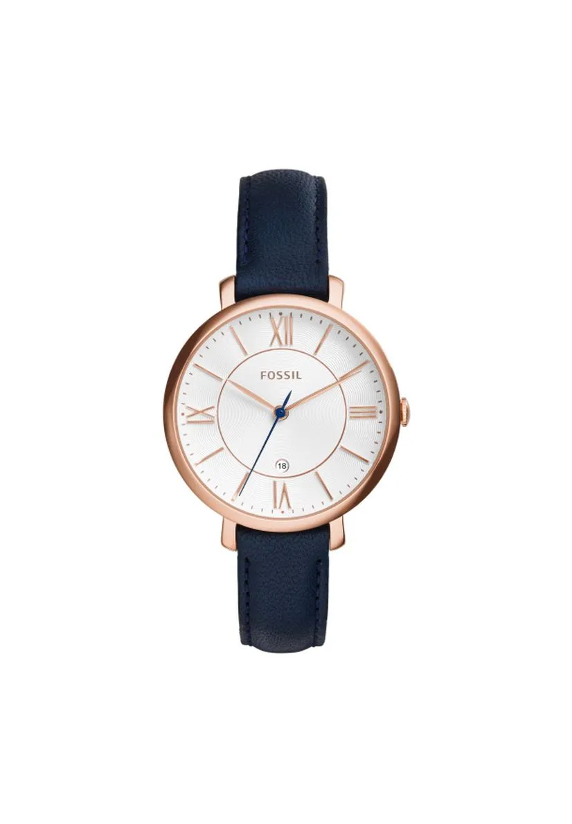 Elegante minimalistische Armbanduhr mit Lederband