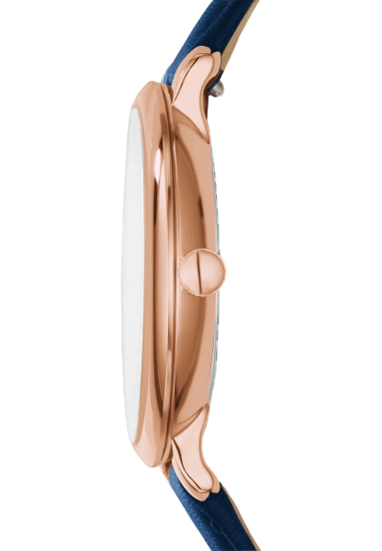 Elegante minimalistische Armbanduhr mit Lederband