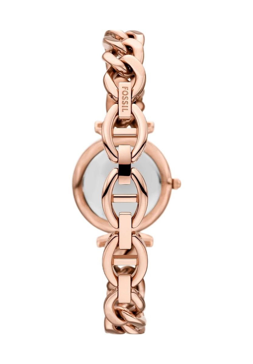 Roségoldenes Armbanduhren-Set mit Kettengliedern