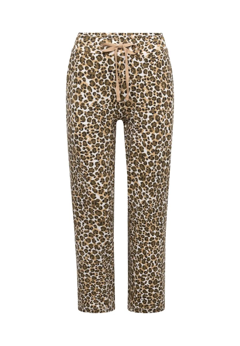 7/8-Loungehose mit Animal-Print