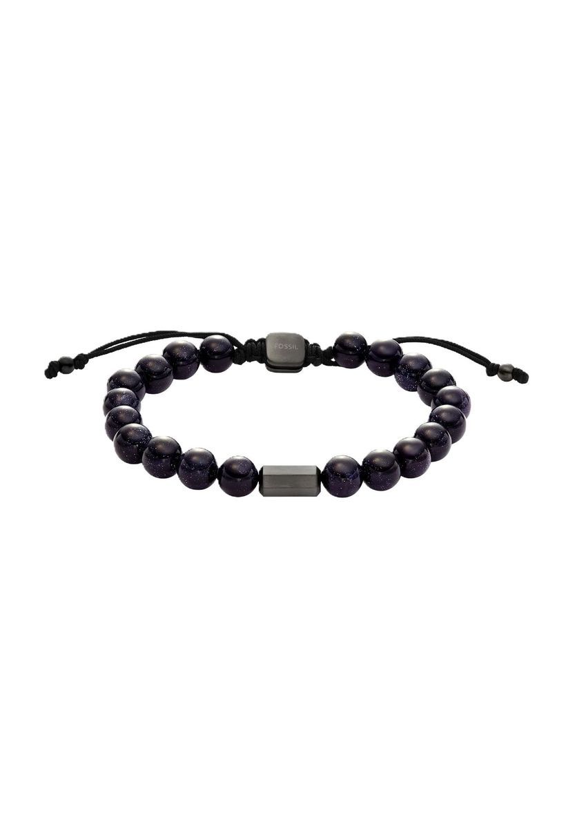 Dunkelblaues Sandstein Perlenarmband