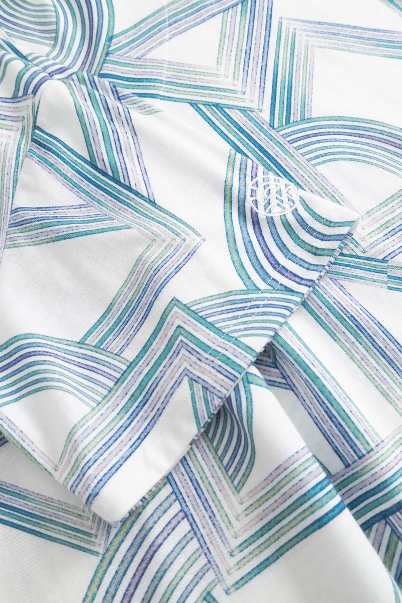 Schlafshirt mit geometrischem Print