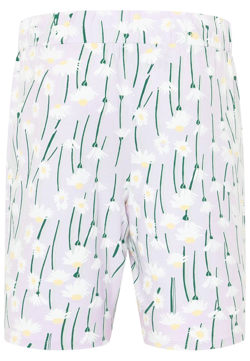 Lounge-Shorts mit Gänseblümchen-Muster