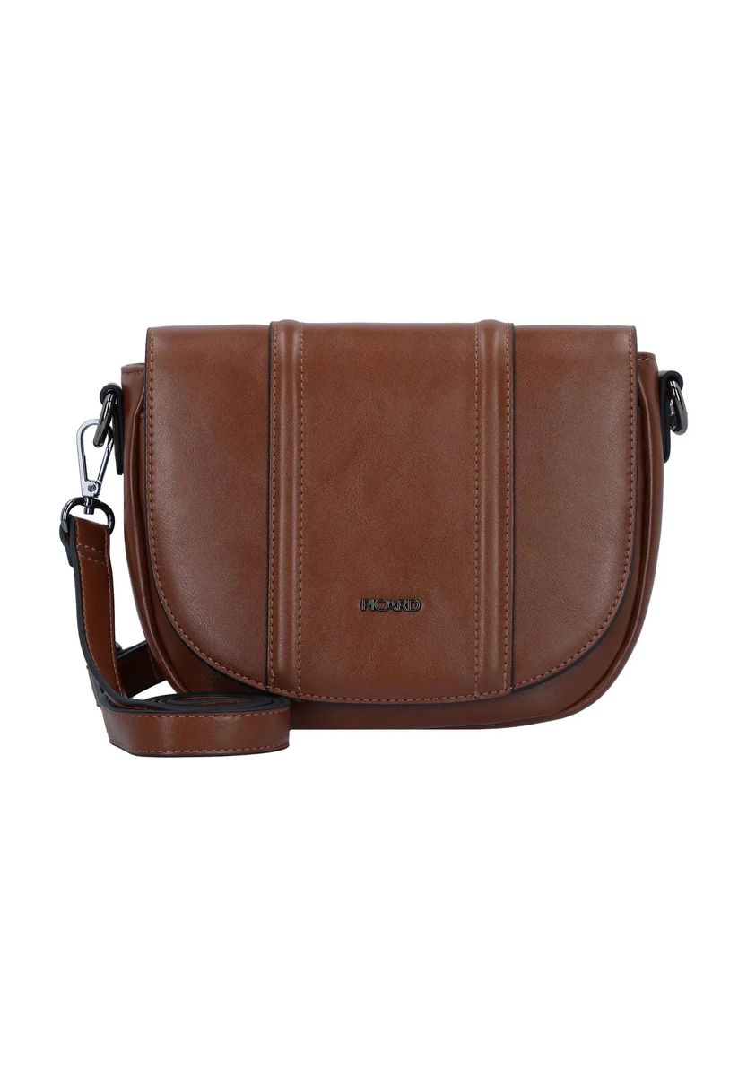 Crossbody-Satteltasche mit Paspel-Details