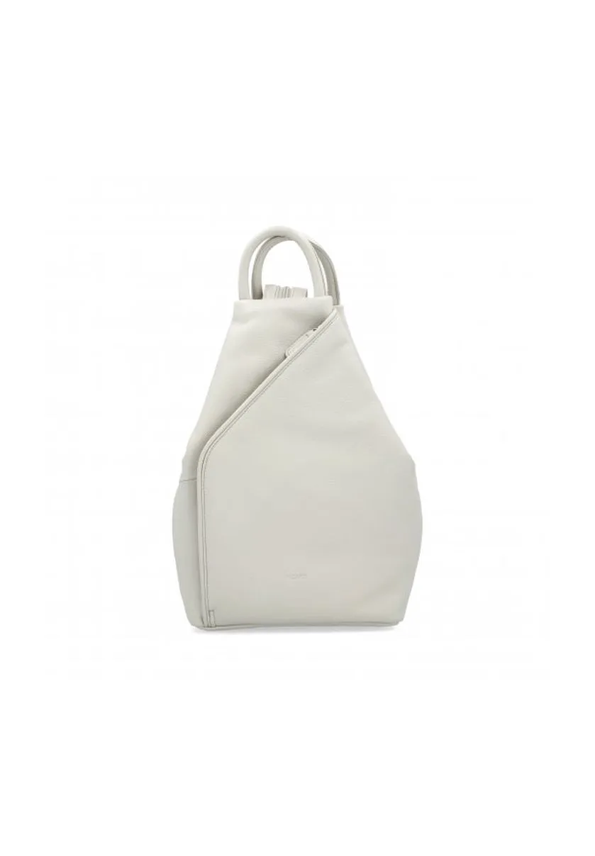 Asymmetrischer minimalistischer Lederrucksack