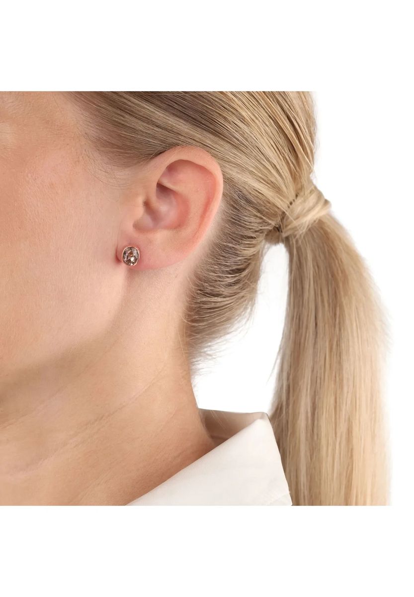 Ovale Kristall-Ohrstecker